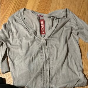 Merona Women's Tan Cardigan Top